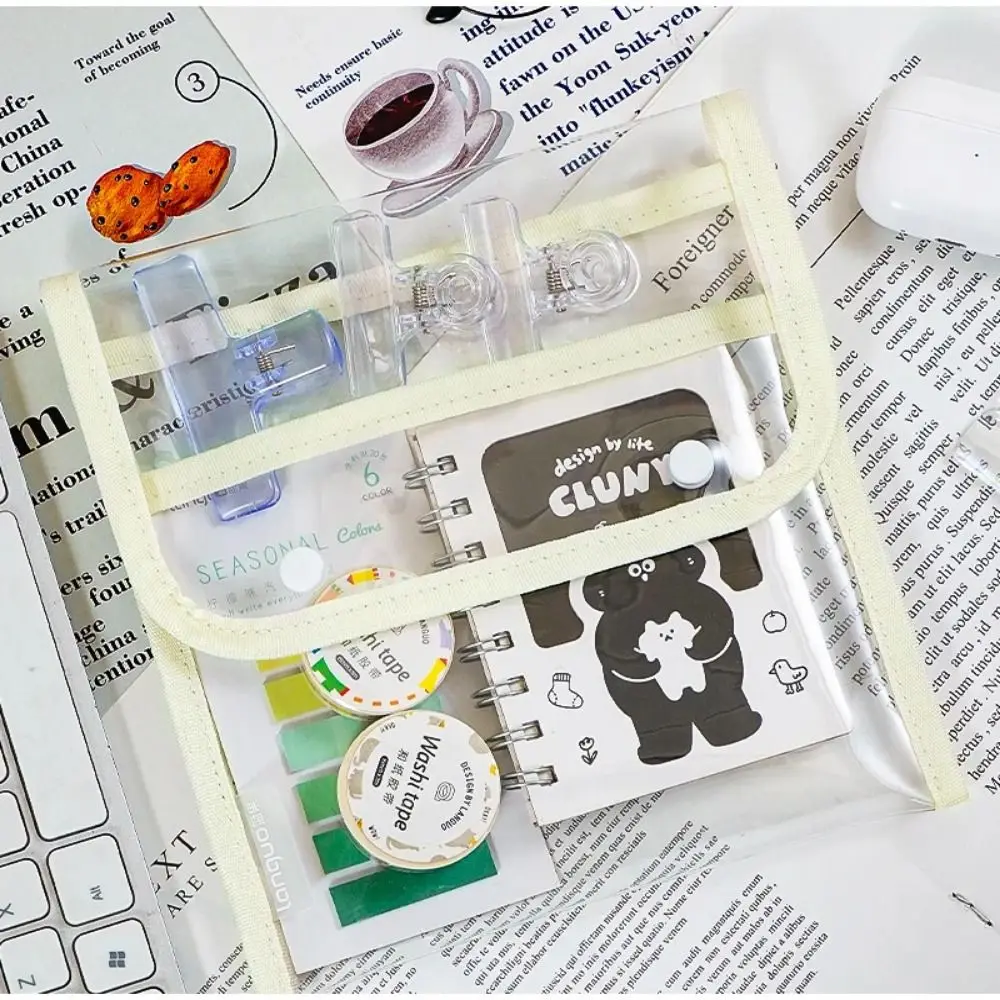 Custodia per penna gel di grande capacità per 36/108 pezzi Penne gel Custodia per penna colorata trasparente Fibbia leggera/cerniera