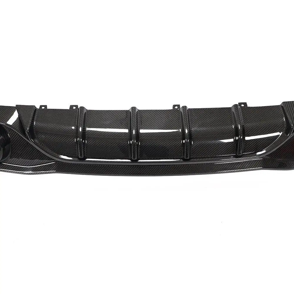 Luxus für Audi A7 Sportback S Linie S7 Fließheck 4-Türer 2019-2021 Carbon Fiber Hinten Diffusor Lip Ändern auto Stoßstangen