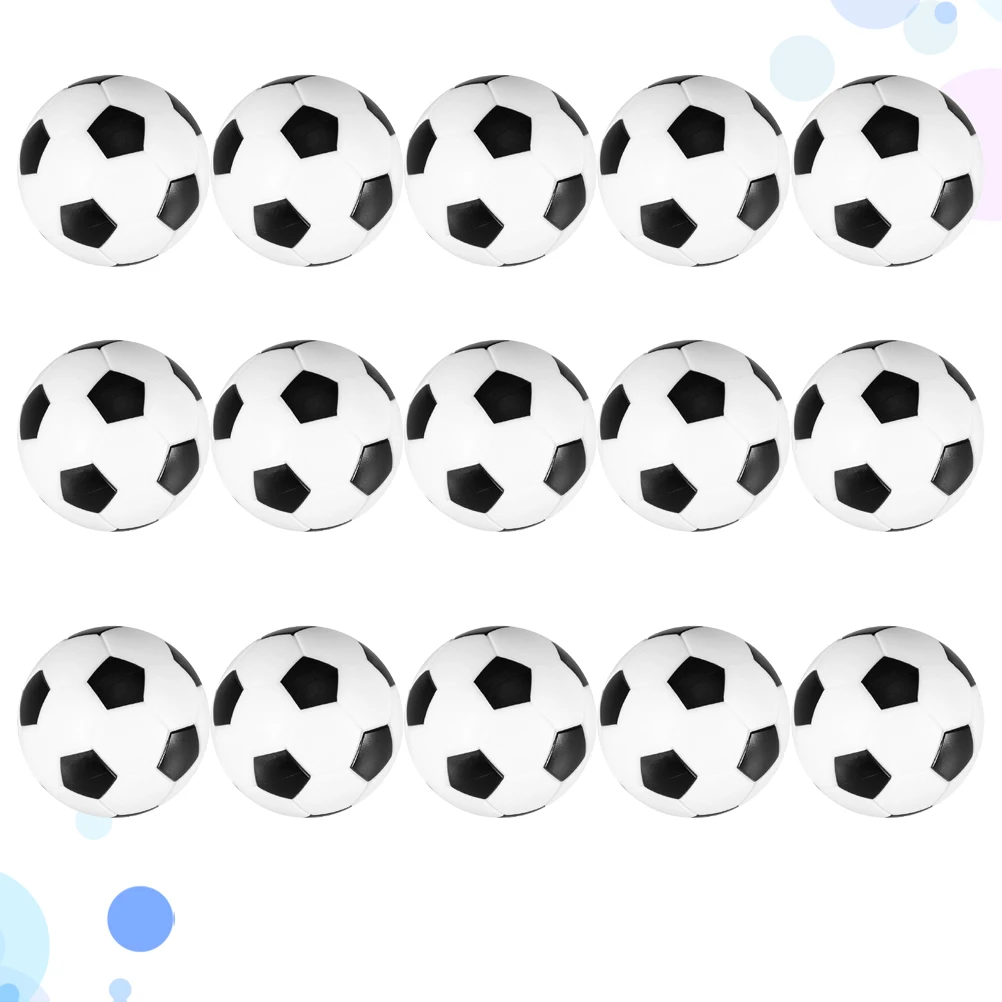 

15pcs Mini Mini Replacement Foosballs Balls 36mm Diameter Plastic Replacement Foosballs for Standard Tables Accessories