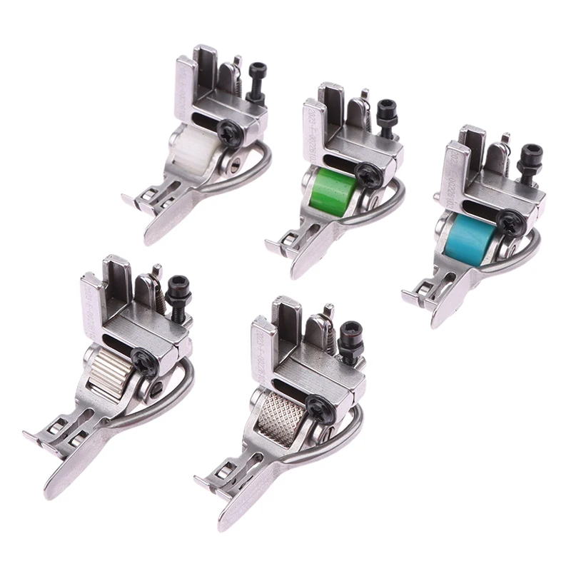 T5 Multifunctional Roller Foot 5-In-1 Adjustable Cording / Regular / Zipper Roller Presser Foot For Industrial Sewing Machine