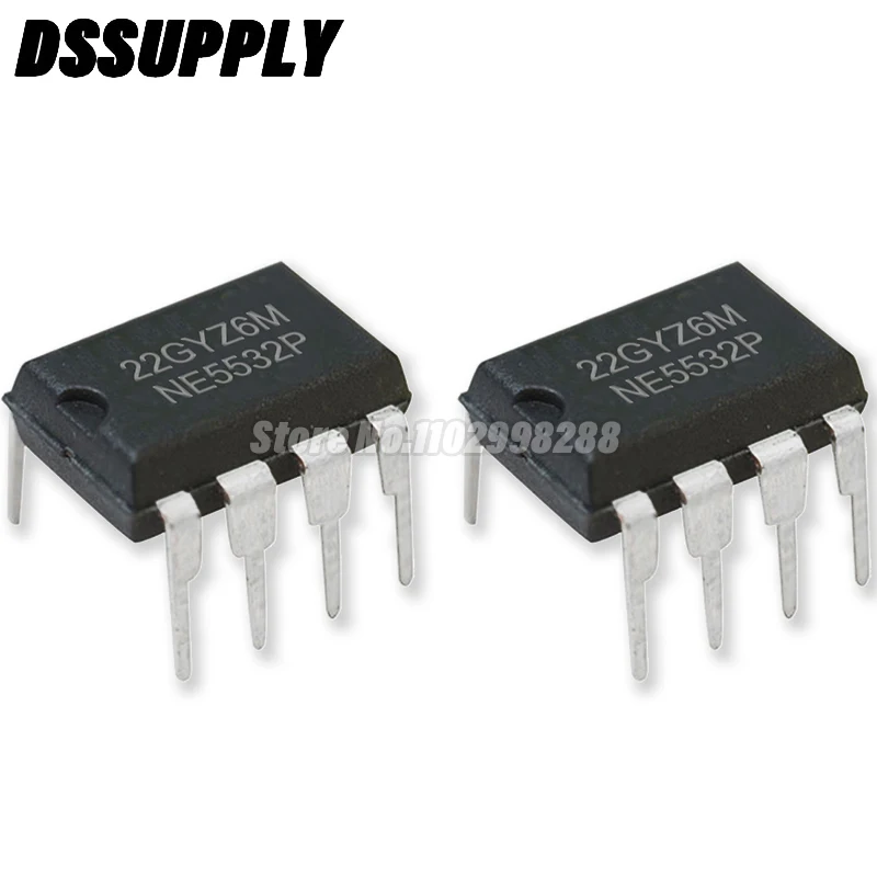 20 قطعة/الوحدة NE5532P NE5532 5532 DIP8 المزدوج Opampm رقاقة