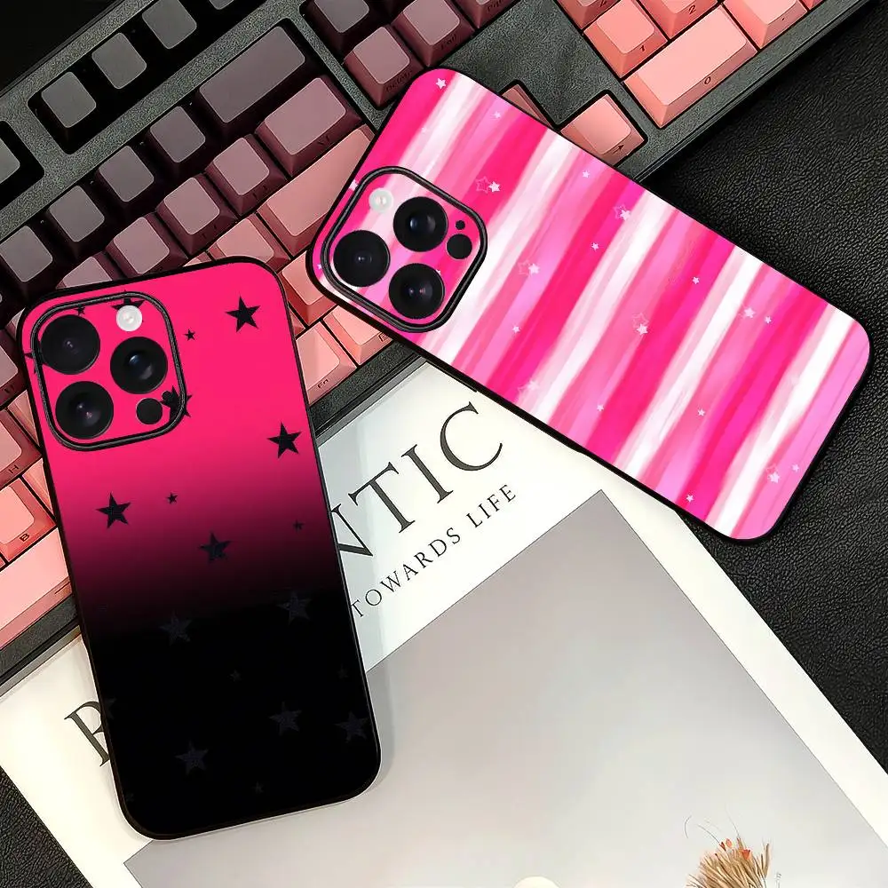 حافظة ستار جماليات ملونة ولامعة لهاتف 12-17 (Air/Plus/Pro Max) - هدية رائعة