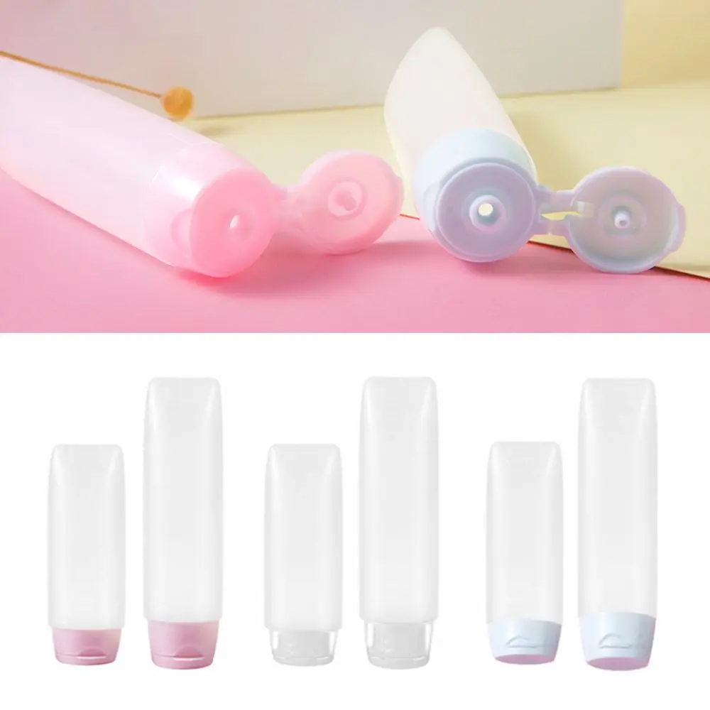 1PC 30/50ml Hose Bottle Squeeze Sub-bottle Travel Cosmetics Lotion Refillable Container Empty Cream Jar