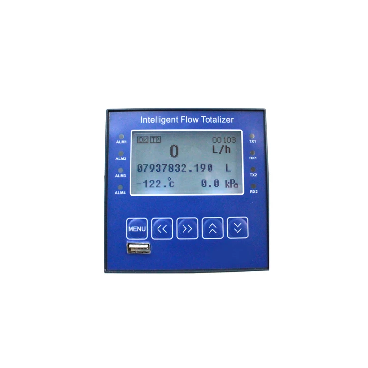 Flow meter for liquid and gas flow measuring with 4-20mA current output