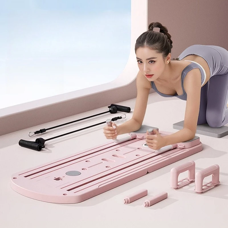 

Multifunctional Abdominal Board Automatic Rebound Roll Abs Stomach Training Household Fitness Equipment Pilates Exercise Board