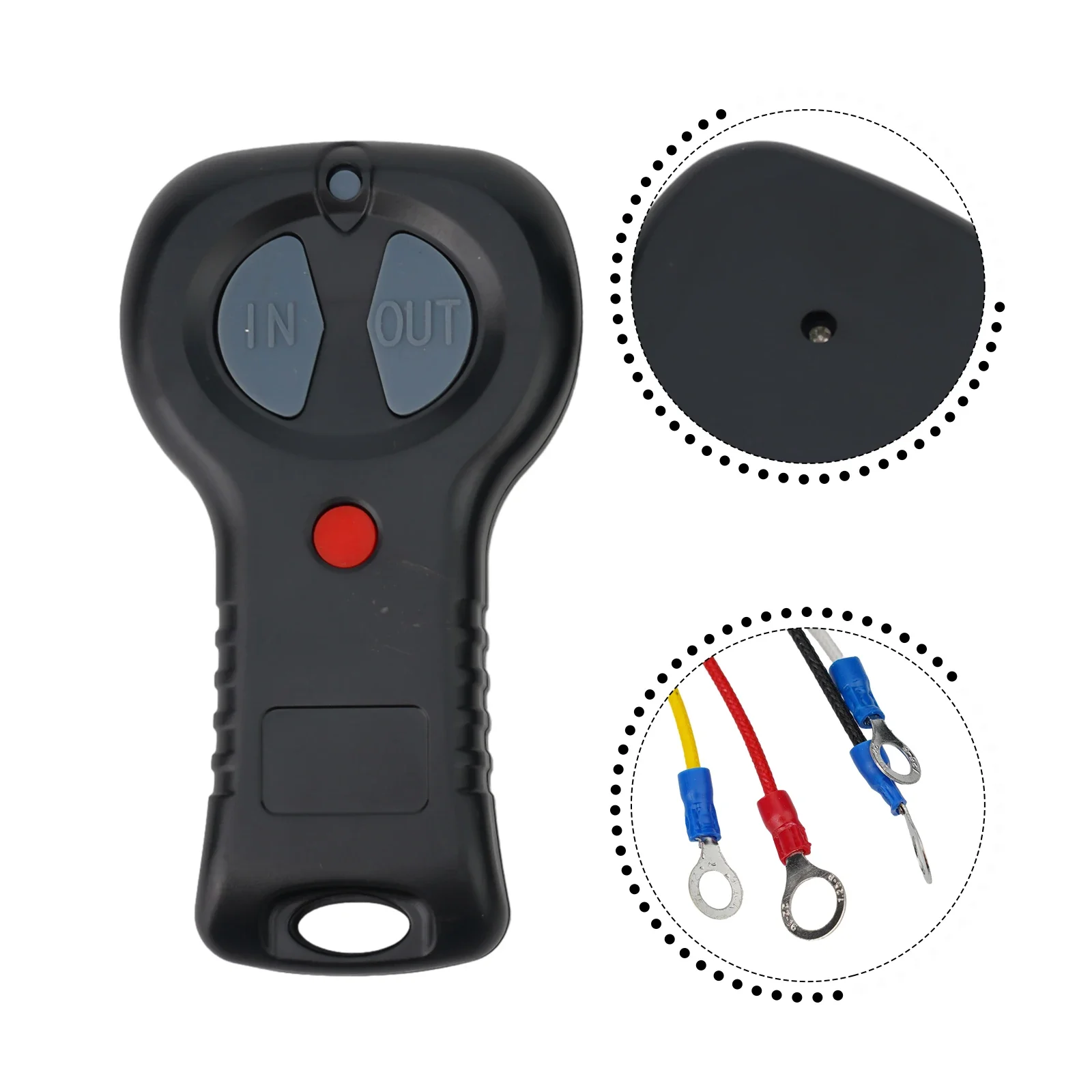 Receiver 12V Wireless Electric Winch Remote Control System For ATV SUVs With Power Input And Output Functions! image 4