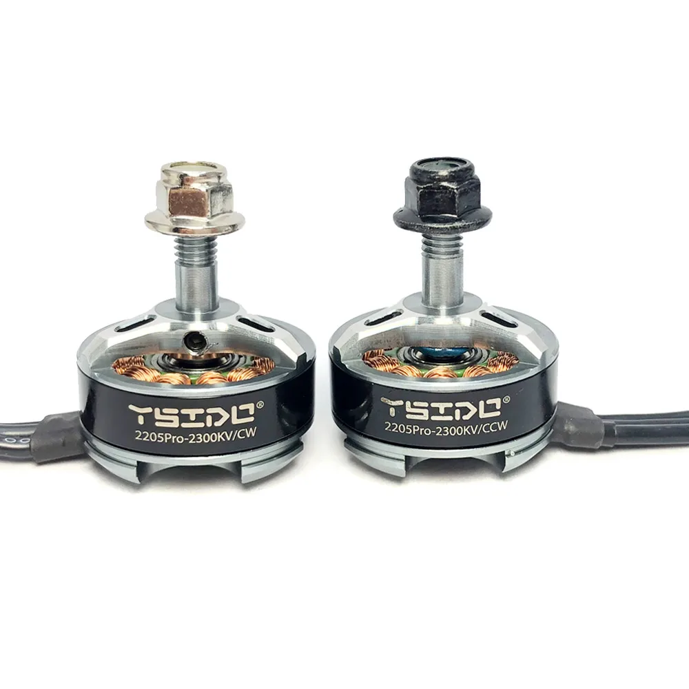 YSIDO 2205PRO 2205 2300KV CW CCW Motor sin escobillas para FPV RC QAV250 X210 Racing Drone multicóptero