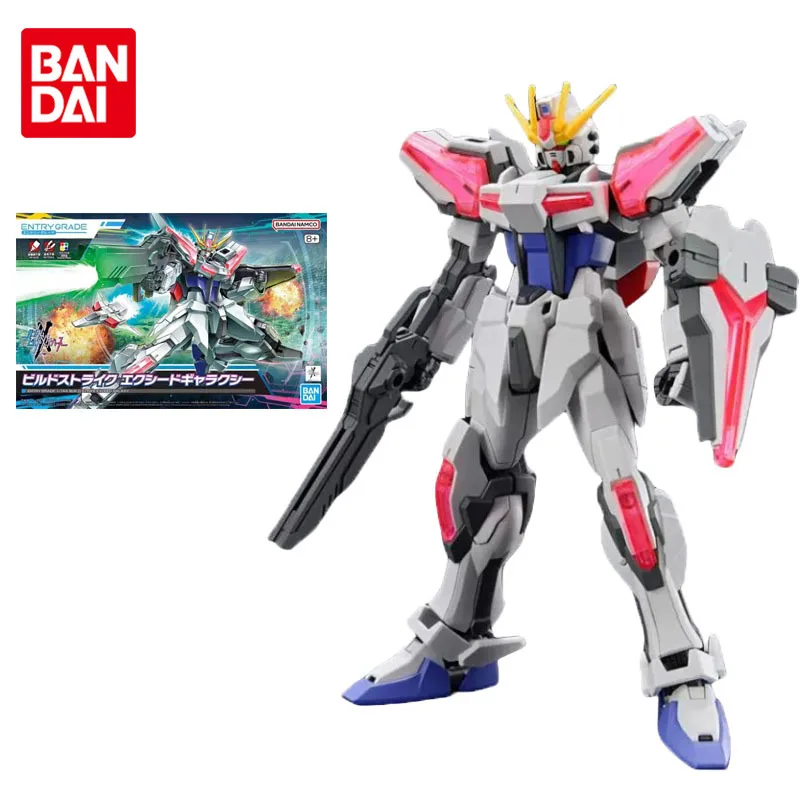 Bandai Gundam Model Kit Anime Figure EG Build Strike Exceed Galaxy Genuine Gunpla Model Anime Action Figure Toys for Children