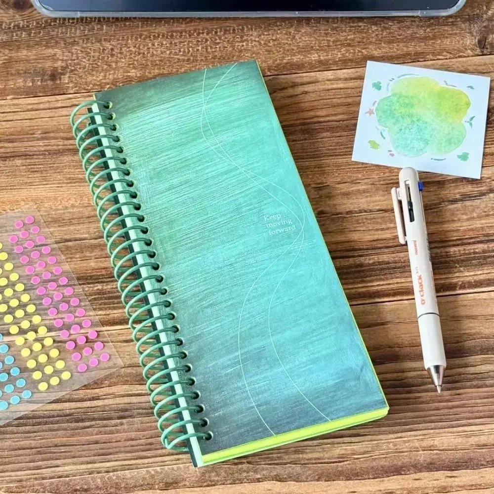 Multi Functional Colorful Coil Notebook Blank Inner Page Hardcover 2026 Planner To Do List Agenda Book Gift