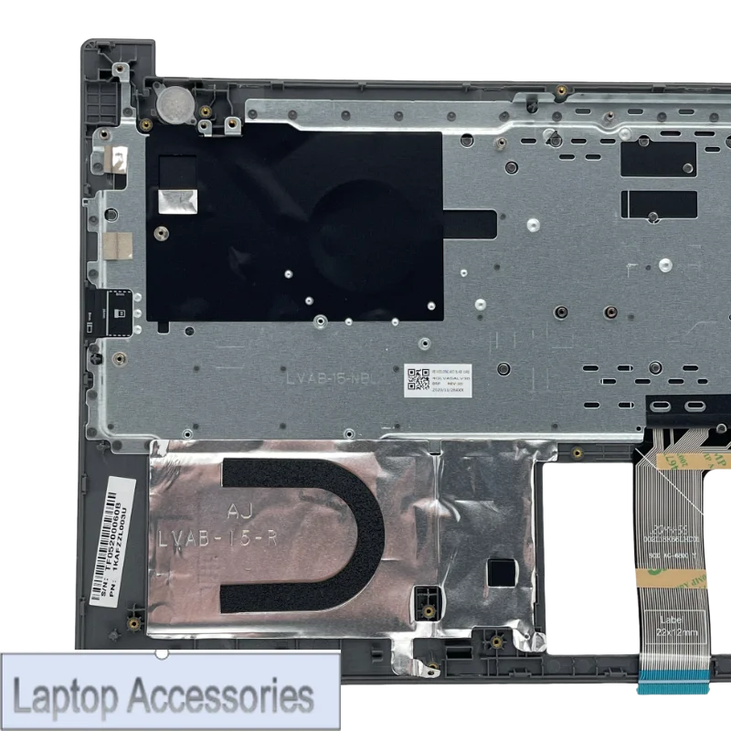 UK English Keyboard With Mineral Gray Upper Case Palmrest Shell Cover For Lenovo ThinkBook 15 IML IIL Laptop 5CB0W45361
