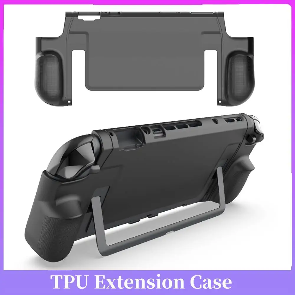 

Чехол из ТПУ с подставкой для Switch 2, эргономичный чехол-накладка с ручкой, противоударный защитный чехол-рукав для портативной консоли Switch 2