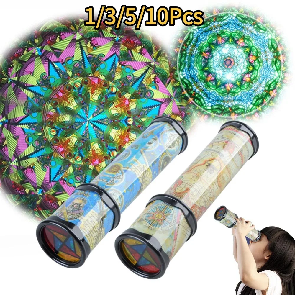 Scalable Rotation Kaleidoscope 21cm Magic Changeful Adjustable Fancy Colored World Toy For Children Kids Classic Educational Toy