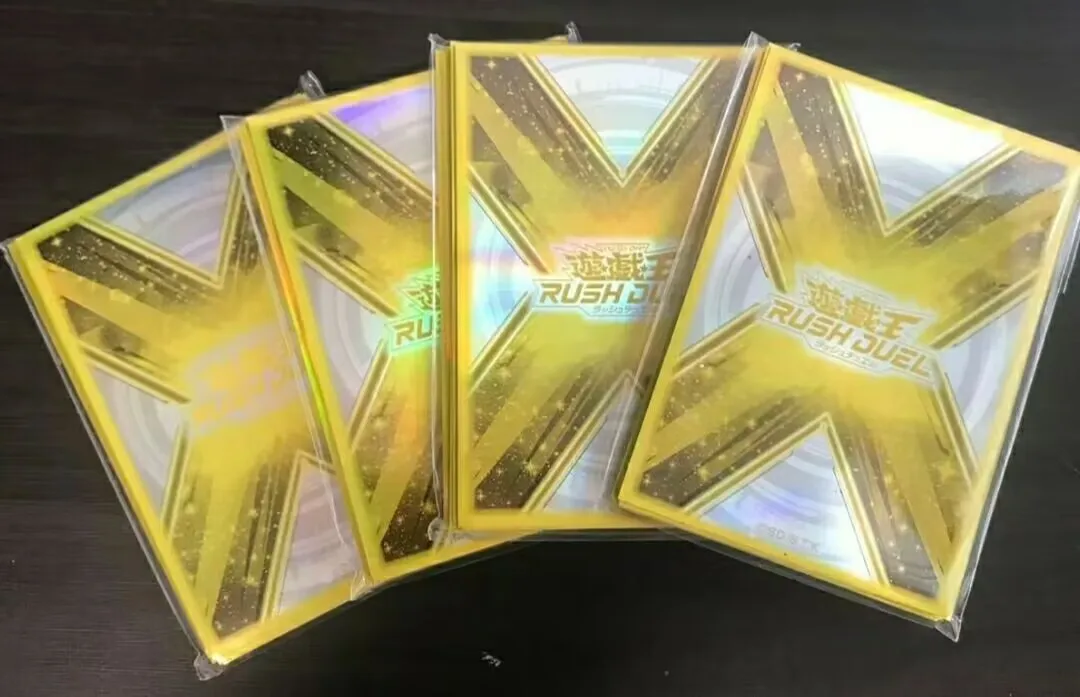 

20Pcs Yugioh KONAMI Rush Duel Yellow Version X Official Collection Sealed Duelist Card Protector Sleeves