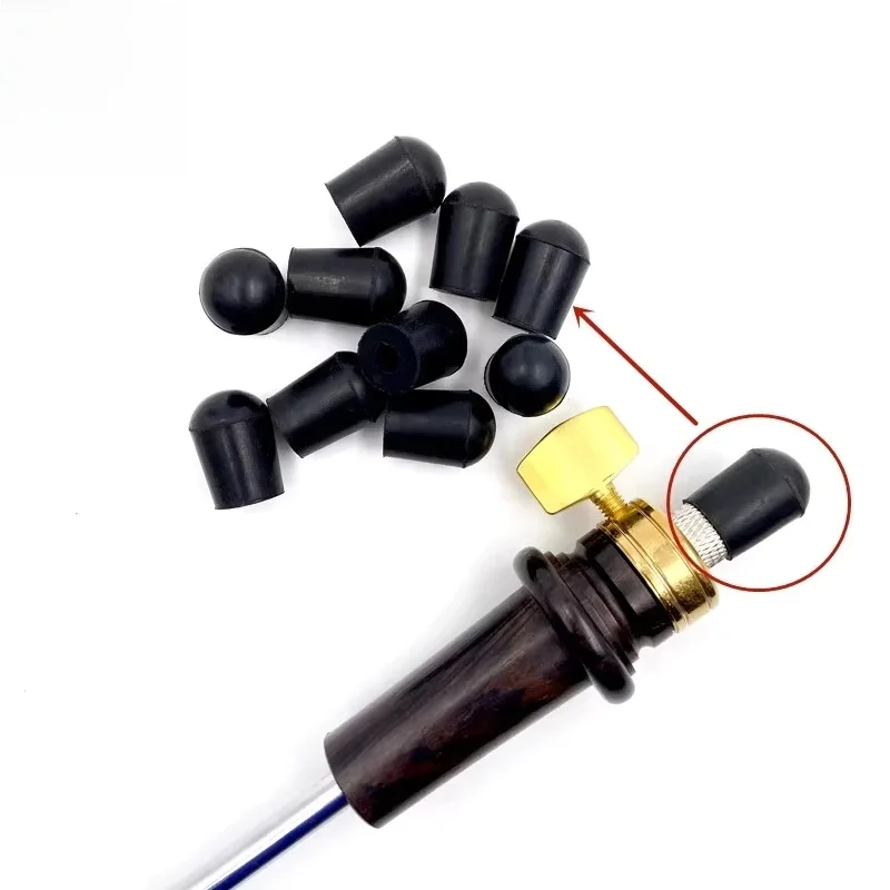 5pcs Cello End Pin Rubber Cello Tail Pin Tip Cap Protector Non-slip Mat For Cello Bass