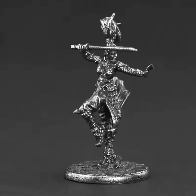 Dark Warlord Metal Figurine Painted Evil Warrior Miniature Tabletop Wargame Board Game Chess Piece Home Decor Gift for Men