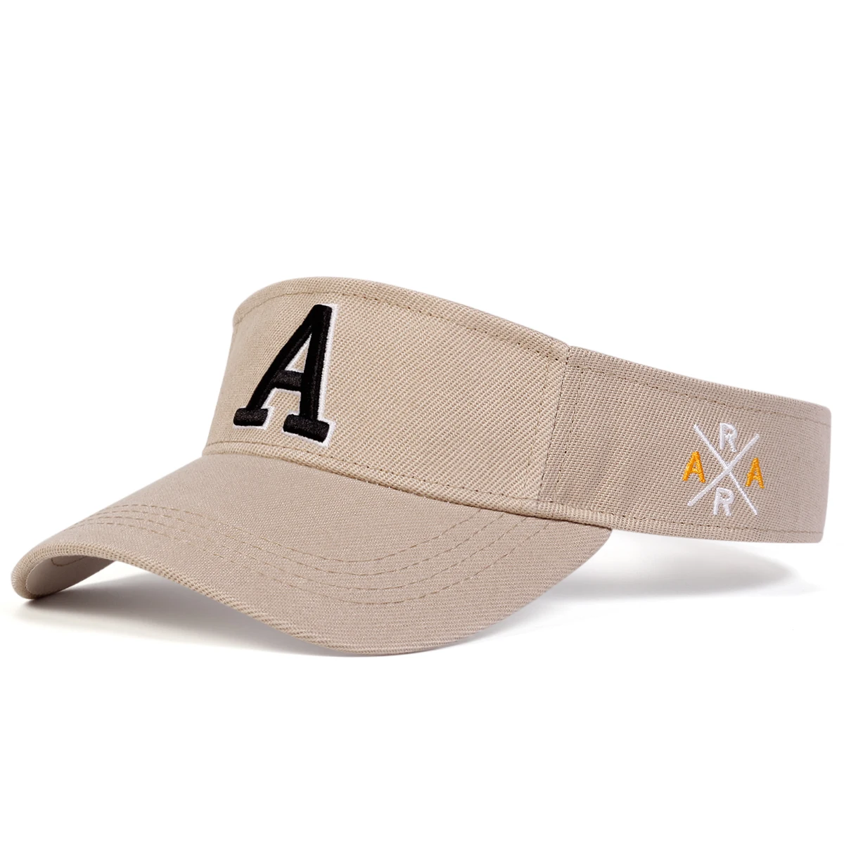 Unisex A Letter Embroidery Empty Top Baseball Caps Spring and Summer Outdoor Adjustable Casual Hats Sunscreen Hat