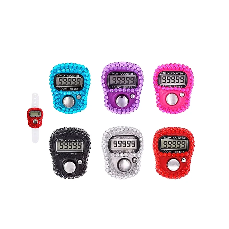 Picture 4: Electronic Finger Counter Ring Finger Click Portable Resettable Digital Display Counter Golf Count Braided Prayer Accessories
