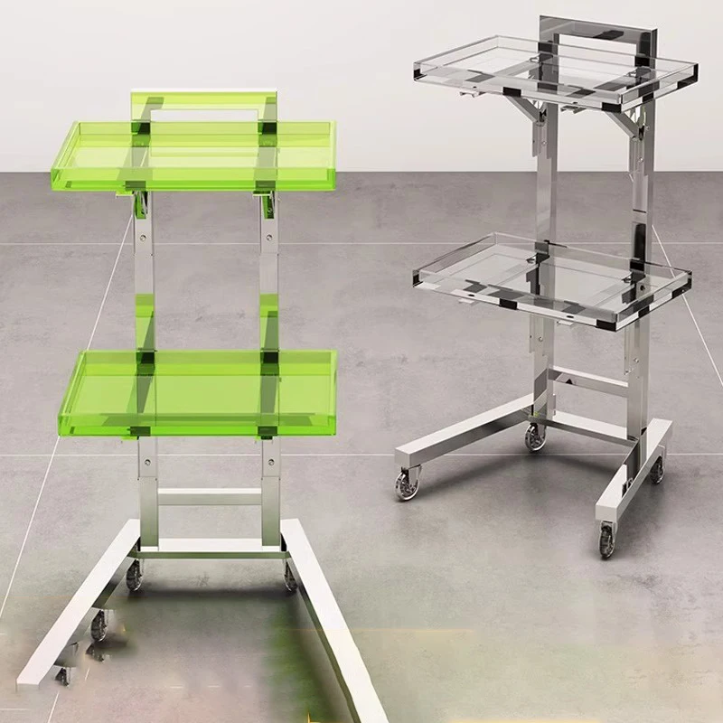 

Utility Cart Furniture Tattoo Iron Dressing Acrylic Machine Trolley Wheels Professional Hairdresser Muebles Belleza Rolling