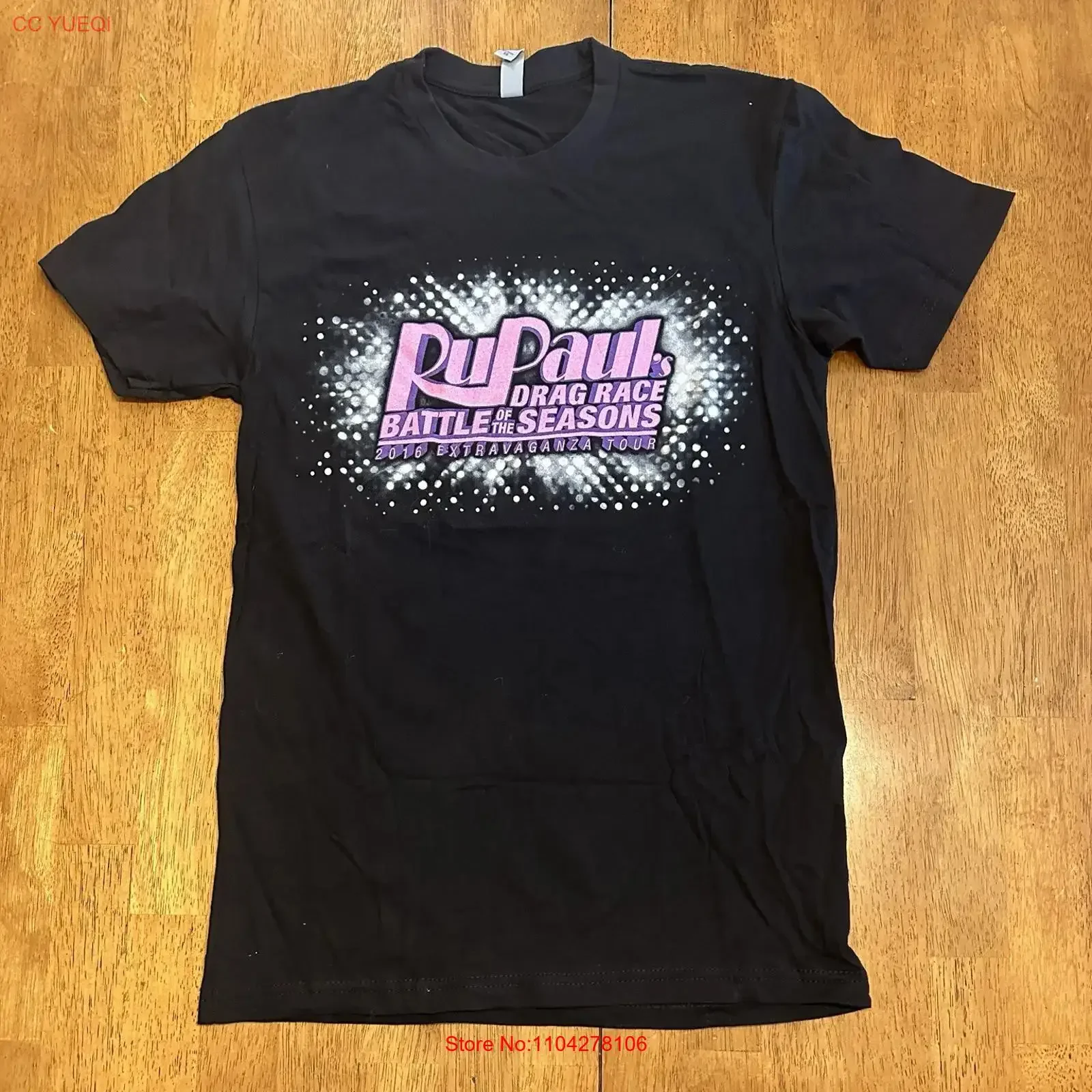 RuPaul s Drag Race 2016 Battle Of The Seasons Tour T Shirt XS vintage Washed streetwear Unisex Versatile graphic Comfortable