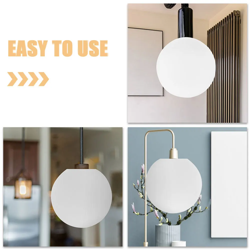 غطاء عاكس الضوء الزجاجي العملي المتين، لون بسيط مطابق لتزيين المنزل الأنيق