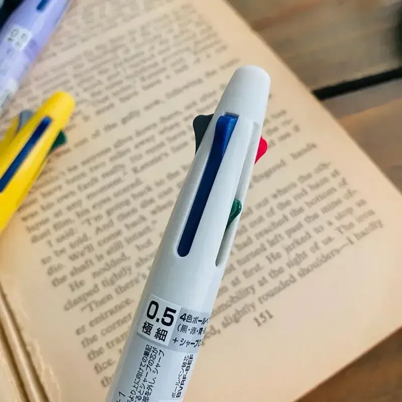 Pilot Acroball Multifungsi 5 in 1 Pulpen & Pensil Otomatis Tulisan Halus Getaran Rendah untuk Mencatat Menggambar Merancang