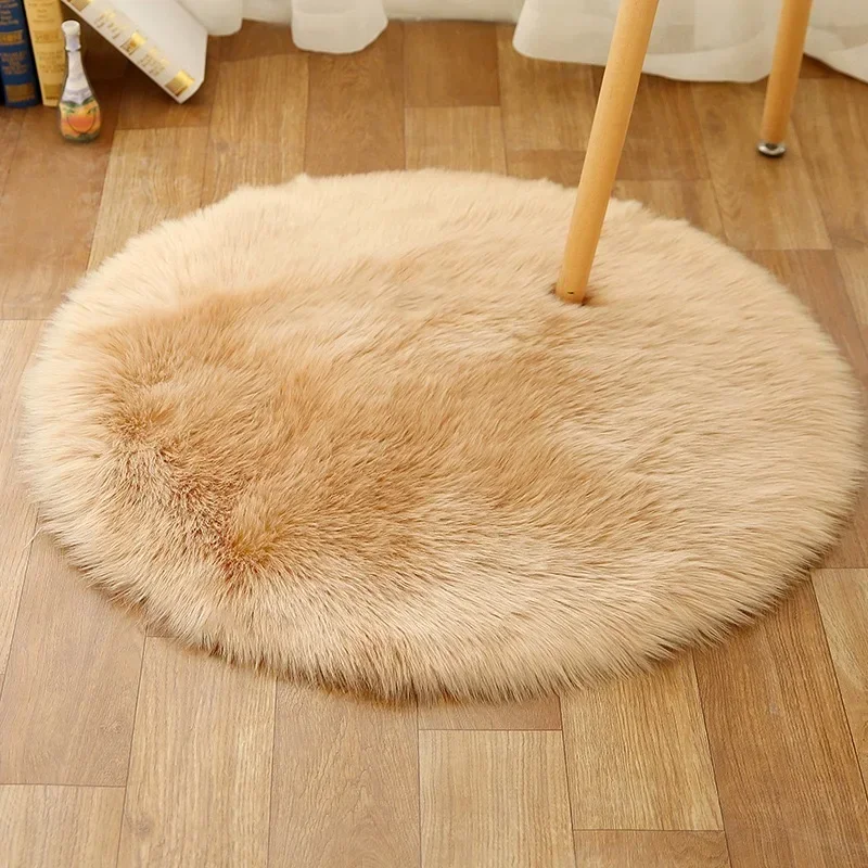 

CC1477-369-Modern Simple Carpet Bedroom Living Room Decoration Round Carpet