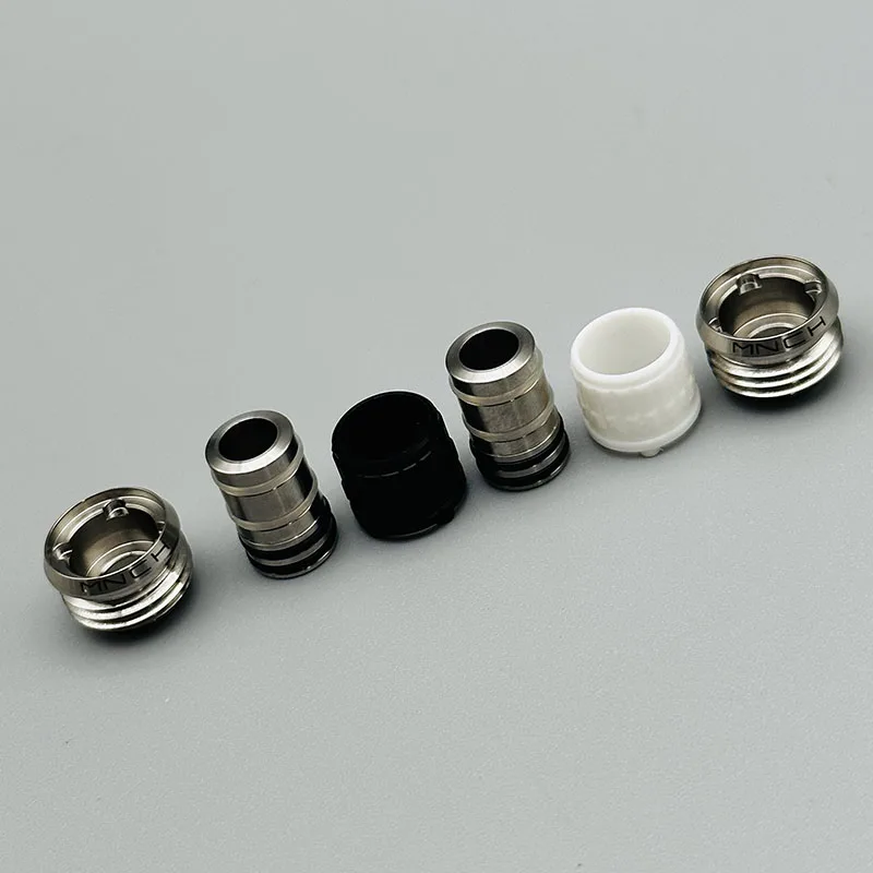 vape Monarchy MNCH Knob Style Drip Tip 5.2mm Inner diameter POM PC PEEK PEI material for BB / Billet / Boro AIO Box Mod vape mod