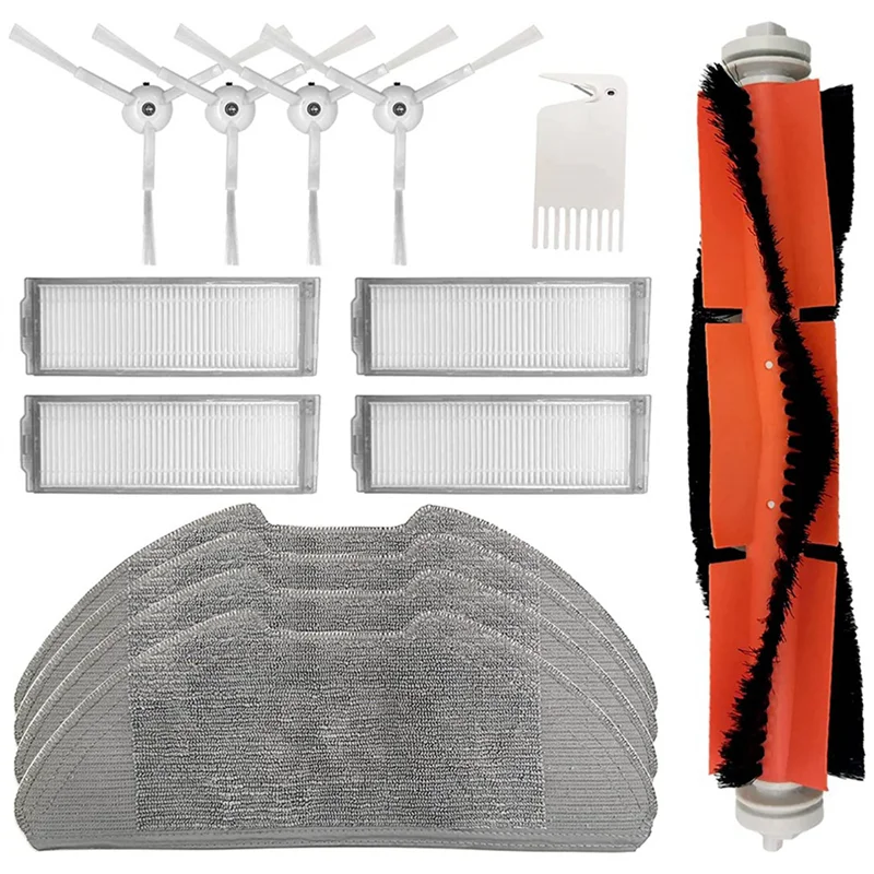 A94E-2X для Xiaomi Mi Robot Vacuum Mop 2 Pro, набор аксессуаров для робота-пылесоса, основная щетка, чистящие салфетки, фильтр Hepa, боковая щетка