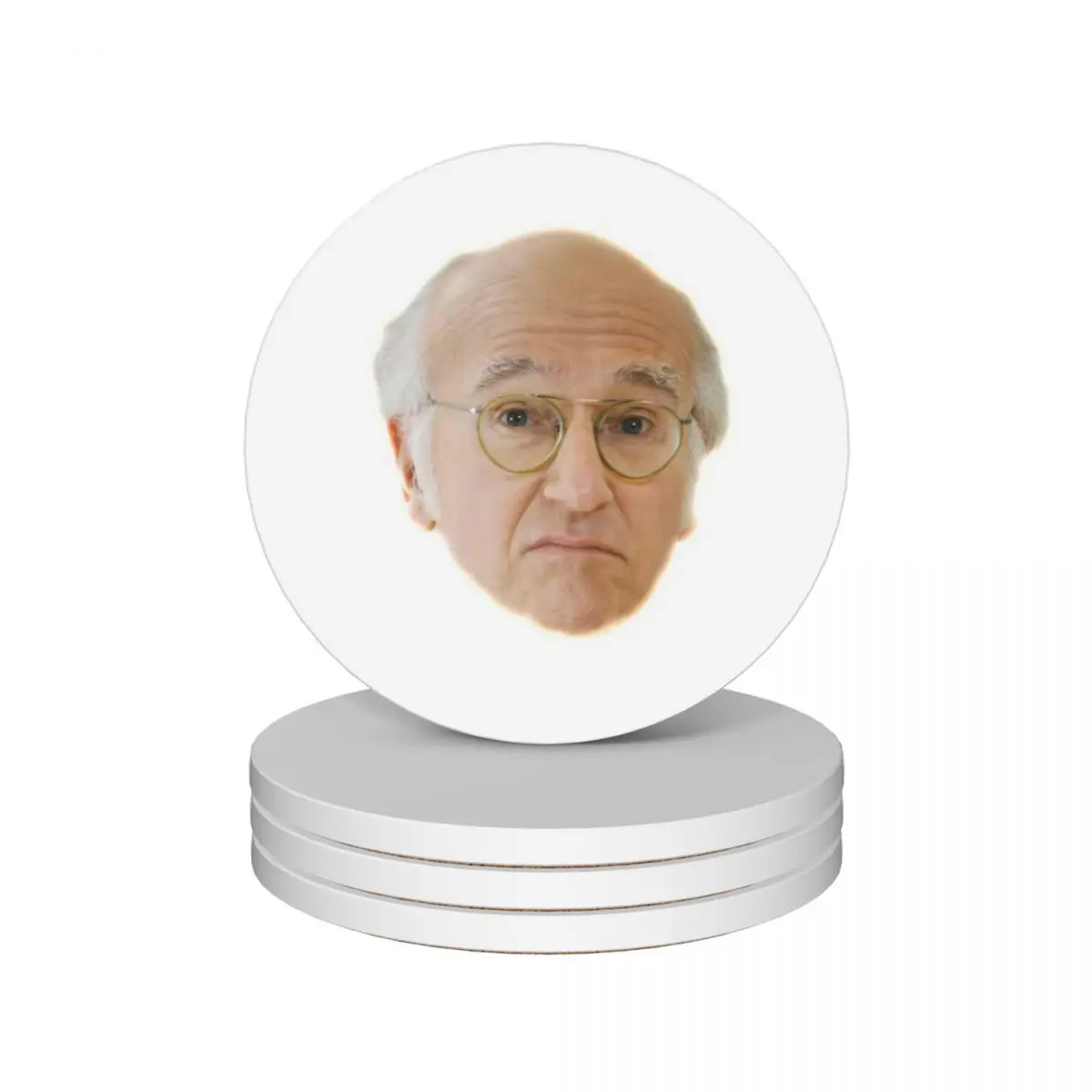 Larry David Ceramic Coasters (Set of 4) mug set christmas Coasters