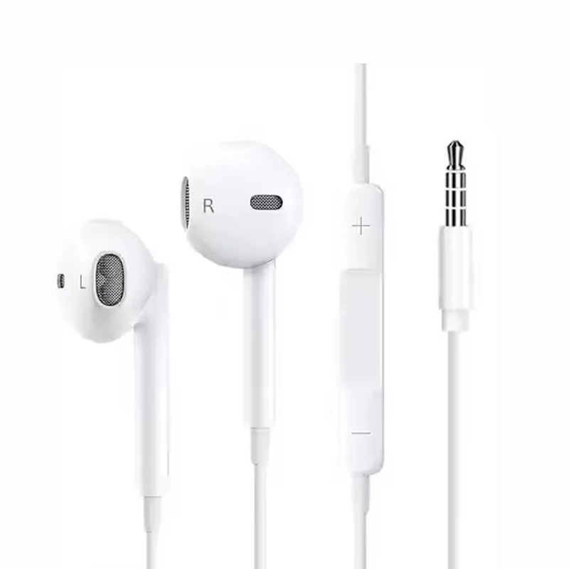 3.5mm HiFi Gaming Wired Earphones with Custom Logo Earphones & Microphone, Compatible with iPhone 15/16, Huawei, Samsung Smartph