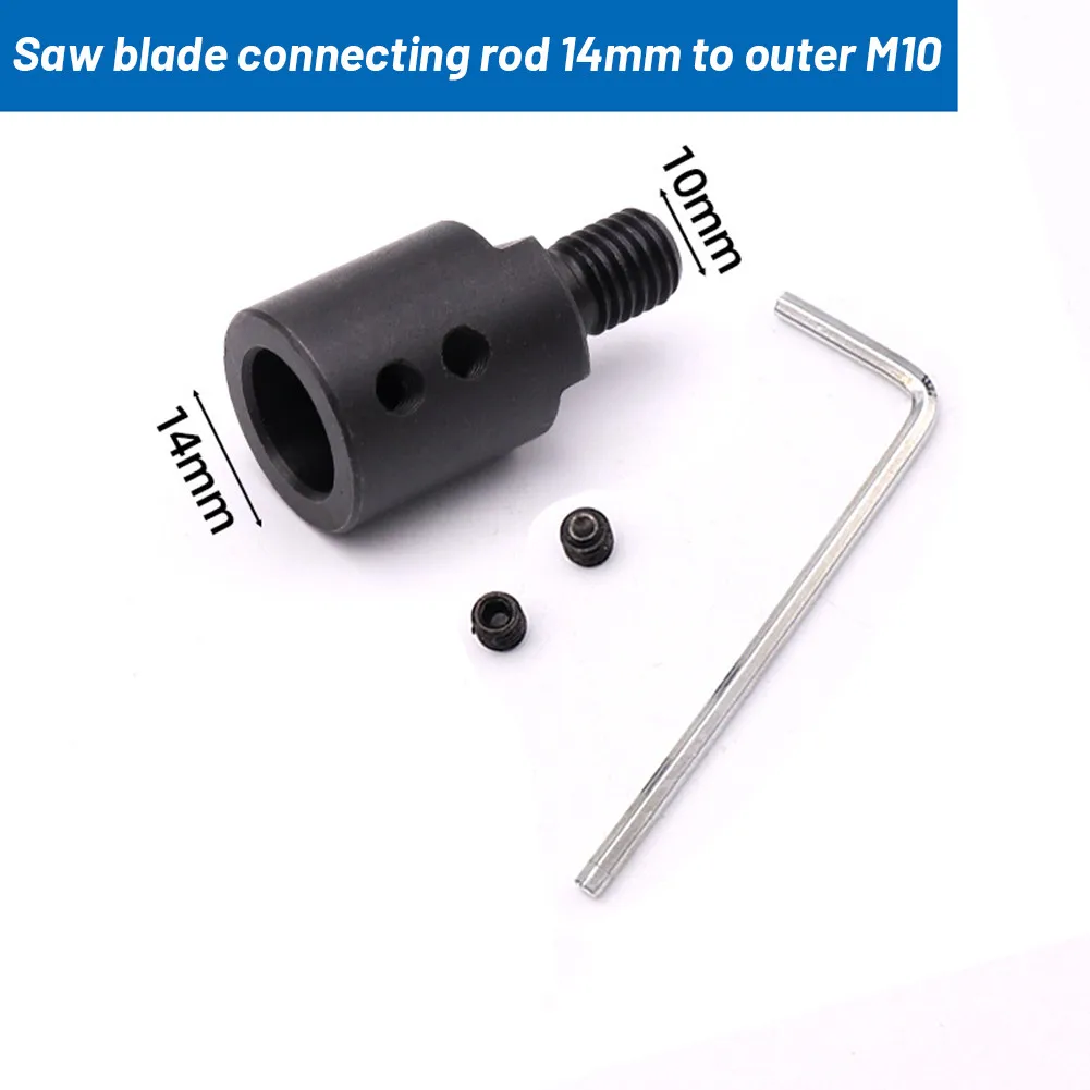 Brand New Connecting Shaft Spare Replacement 6 Inner Diameter Black Silver Chuck Adapter Connection Joints M10