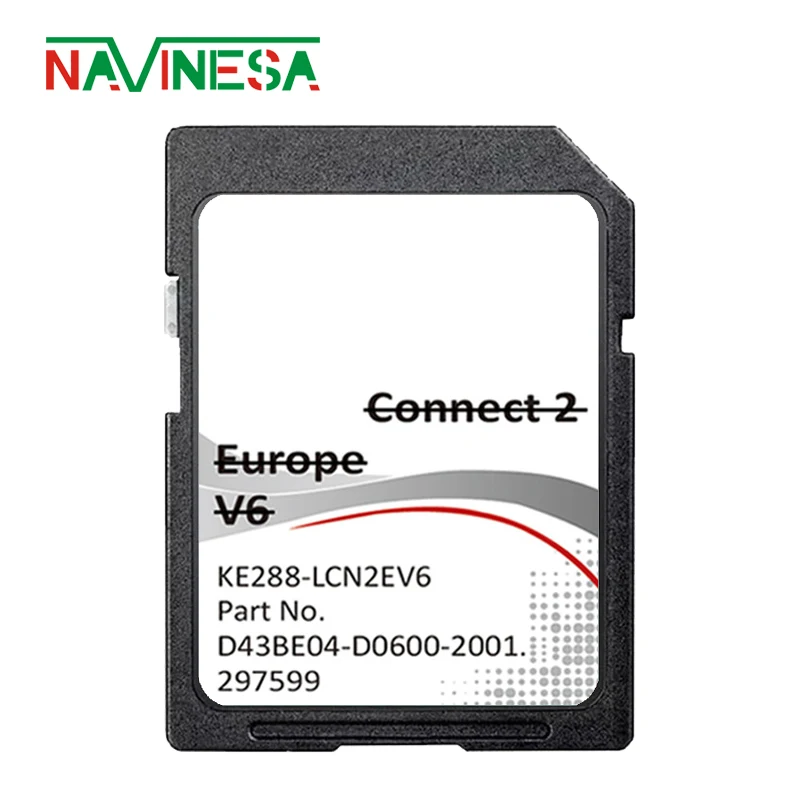 16GB for Nissan Leaf 2013-2015 Connect2 V6 Map GPS Version Memory SD Card Navigation Europe Car