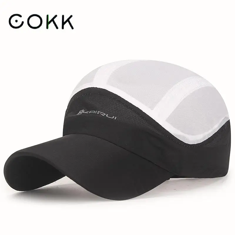 

COKK Baseball Cap Women Men Quick drying Sunscreen Summer Hats For Women Outdoor Sunshade Sports Cap Snapback Thin Hat Gorras