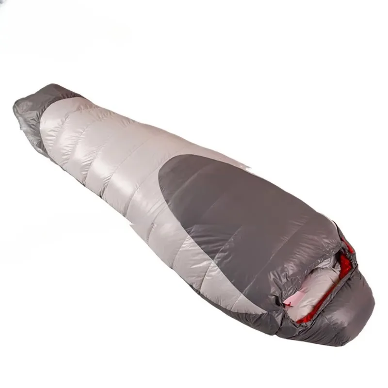 Ultraligero 700fp 800g relleno pato ganso al aire libre comprar manta Nueva Zelanda 4 temporada abajo Reino Unido Camping saco de dormir