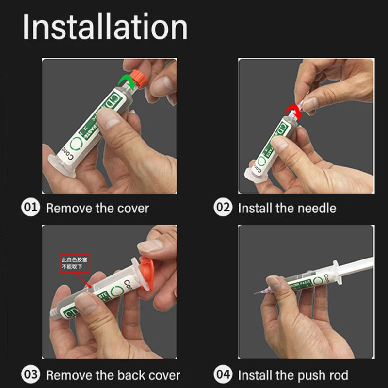 Solder Paste Lead-Free 30/55g Low Medium High Temperature Melting Point Flux For Soldering BGA Repair PCB LED SMT SMD