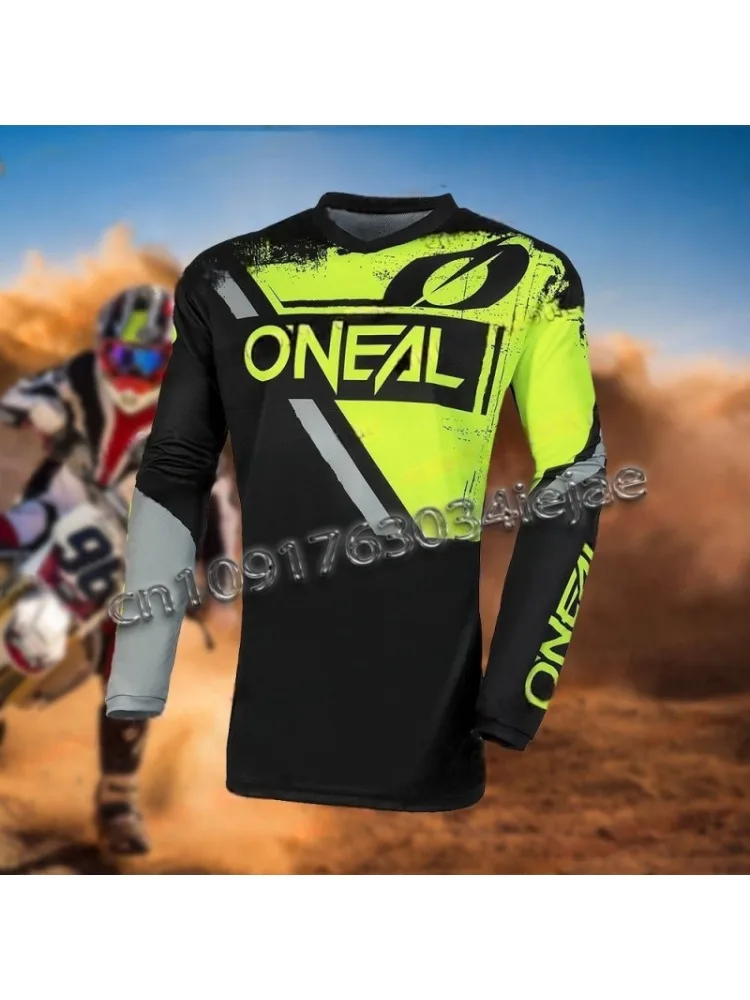 AliExpress 2025 Oneal Men's Off-road Motorcycle Mountain Bike Downhill Long Sleeved Sportswear Daily Sweat Wicking Quick Drying Men's Top