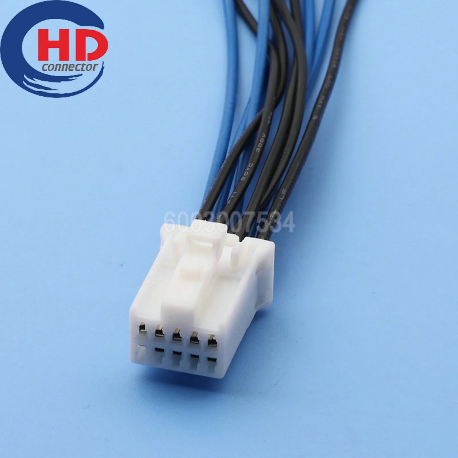 10 Pin Connector Unsealed 1.2mm Female Connector Motorcycle Electrical Harnesses Wiring Harness 7123-1307