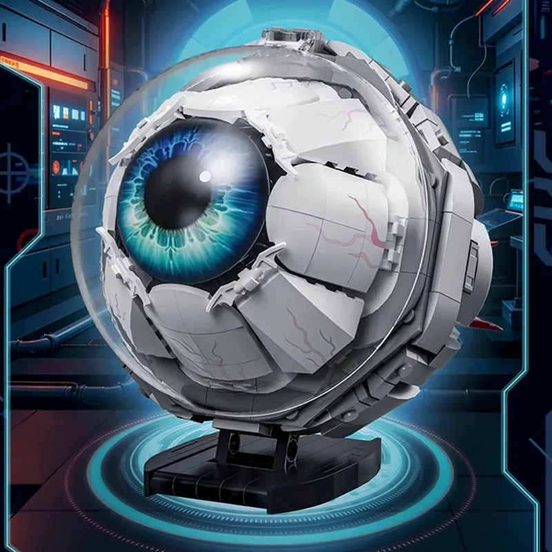 Creative Expert Eye Bouwstenen Oogbol Structuur Model Assemblage Baksteen Puzzel Educatief DIY Speelgoed voor Volwassen Cadeau