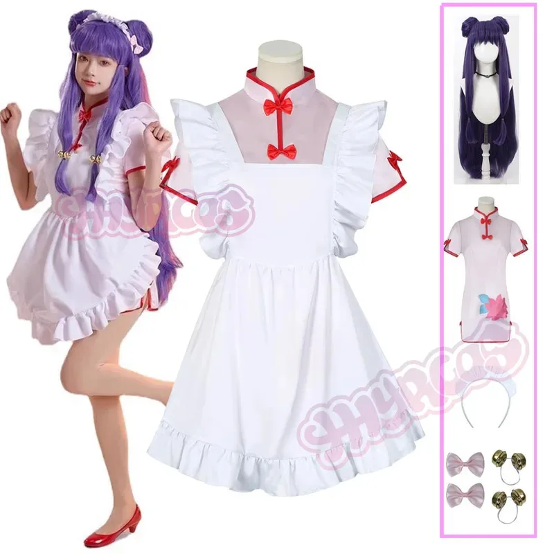 Ranma 1/2 Shampoo Cosplay Kostüm Perücke Uniform Cheongsam Pyjamas Ranma Saotome Halloween Party Frauen Männer Mädchen Prop