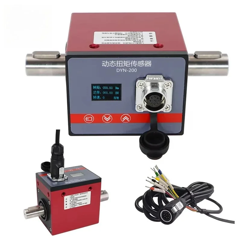 Digital Rotary Torque Sensor 0.1Nm Dynamic Torque Sensors with LCD Display for Motor Speed Measurement Output Signal 5V