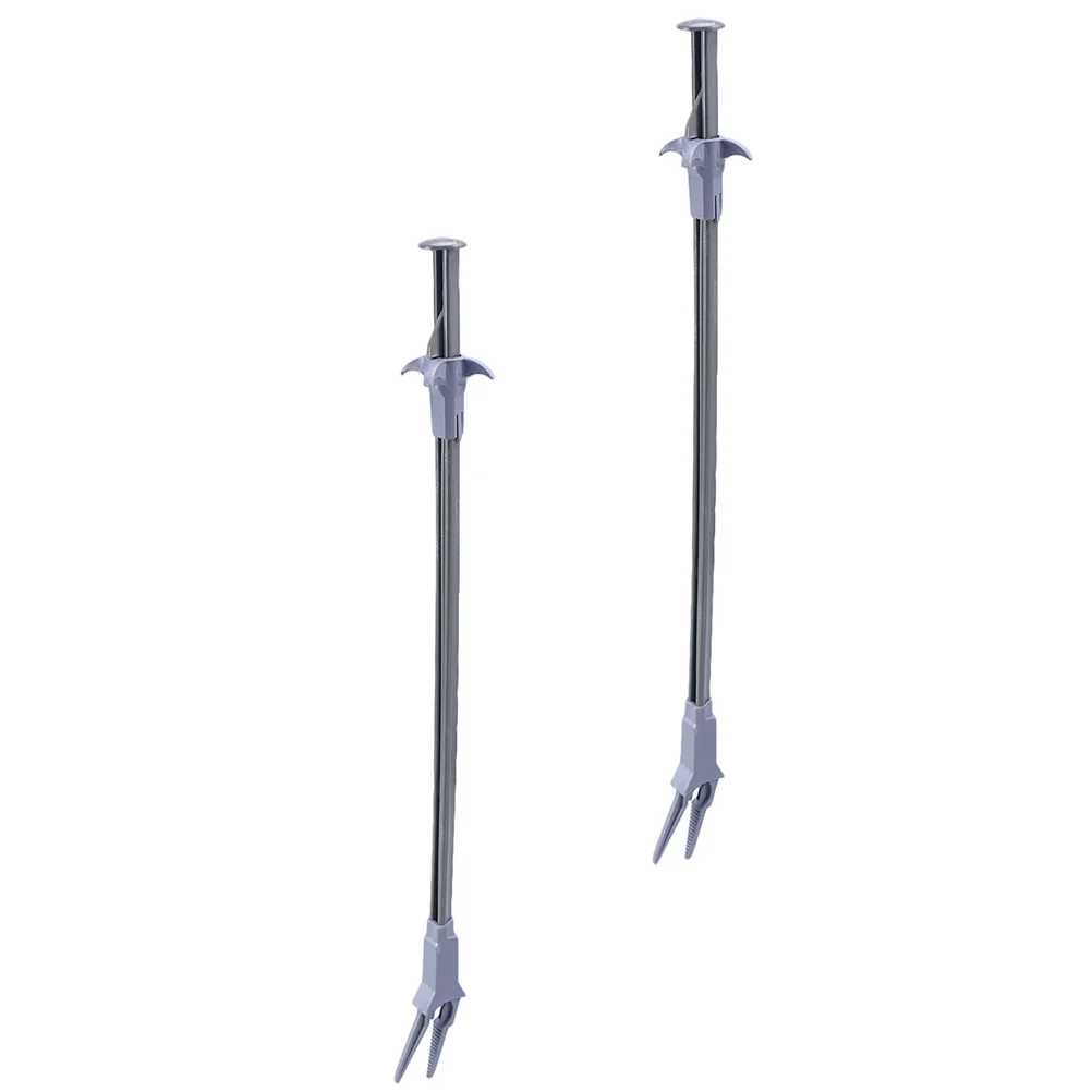 

2Pcs Aquatic Tweezer Long Handle Water Plant Cleaner Portable Aquarium Cleaning Tool Fish Tank Clip Accessories Black