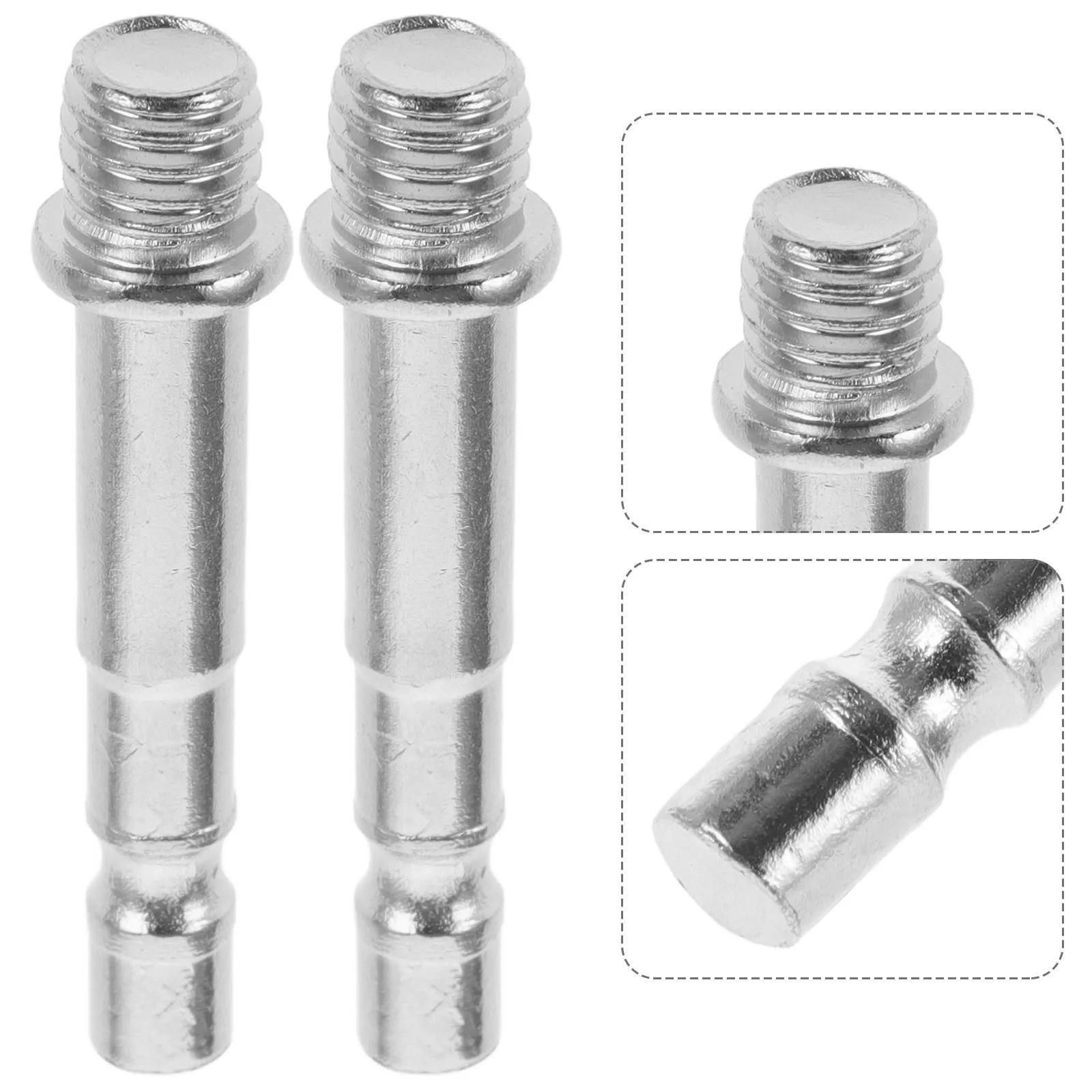 

4Pcs Compact Lightweight Metal Mic Adapter Set Thread Screw Adapter for Microphone Stand Boom Arm Professional Recording Setup