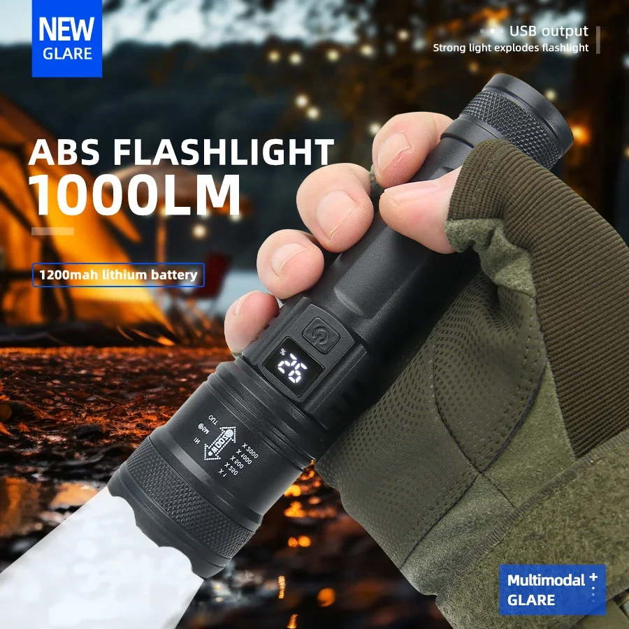Front lens of LED flashlight
