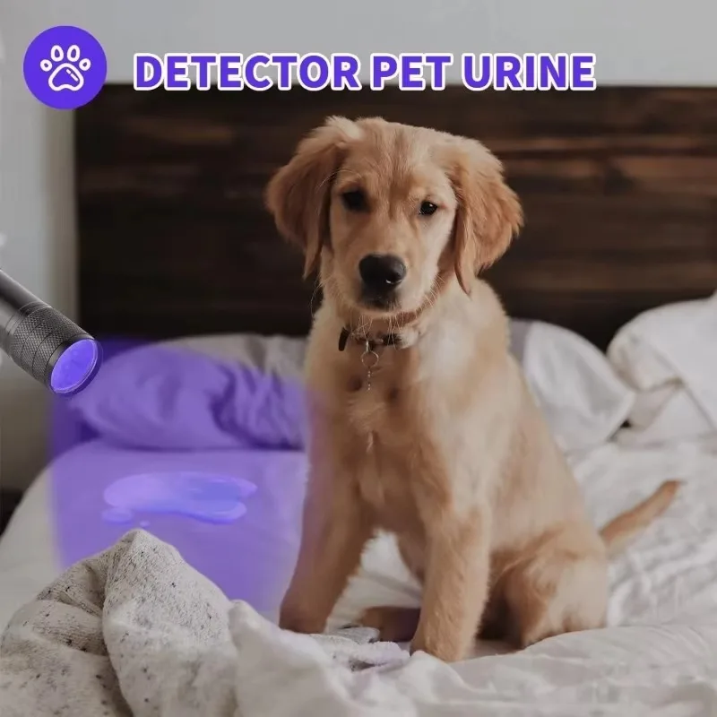 Nice Mini 9 LED Ultraviolet Flashlight Blacklight Scorpion UV Light Pet Urine Detector Portable Outdoor Camping Ultraviolet Ligh