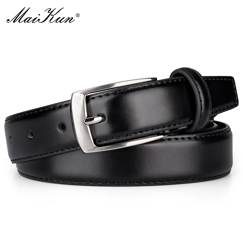 

Maikun Fashion Genuine Leather Men's Belt Alloy Pin Buckle Casual Belt Large Size Business Belt For Men