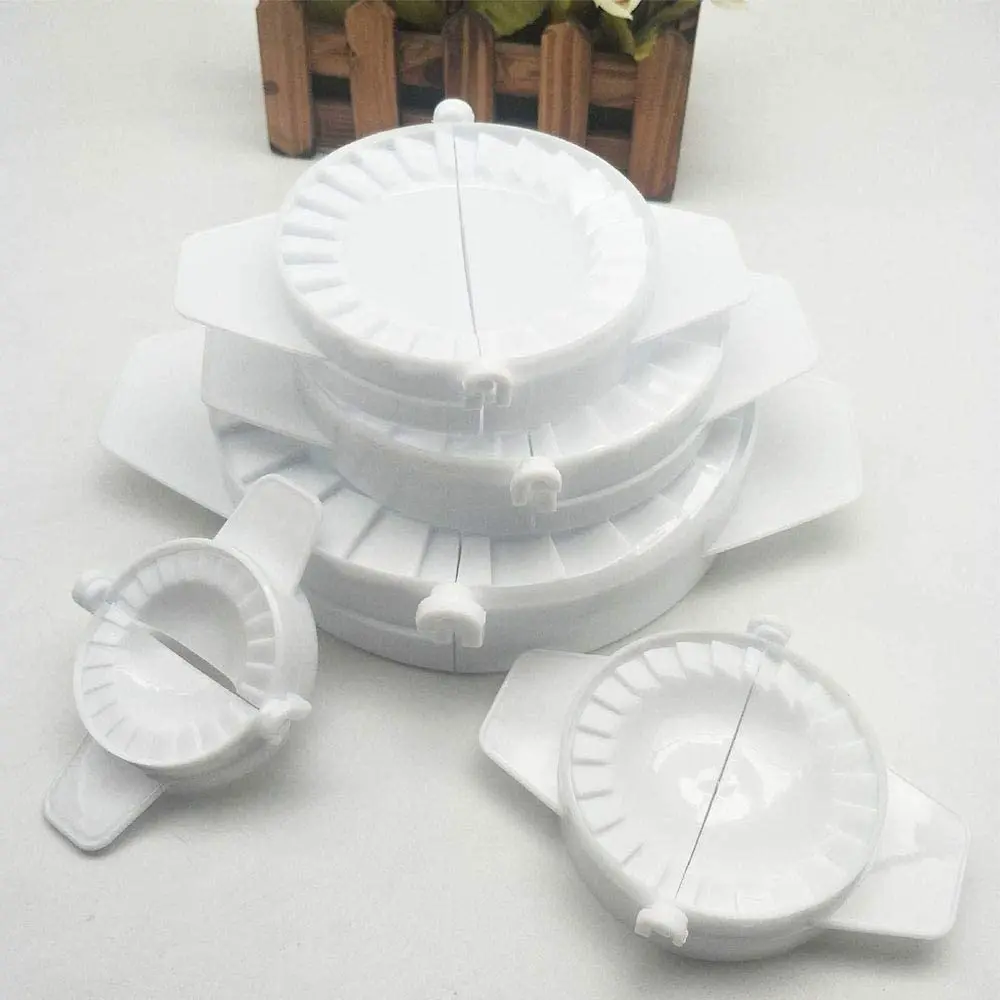 AA89-5 قطع صانعة الزلابية، أدوات الزلابية، أحجام مختلفة من قالب الزلابية، مثالية لصنع فطائر اليد والزلابية والرافيولي