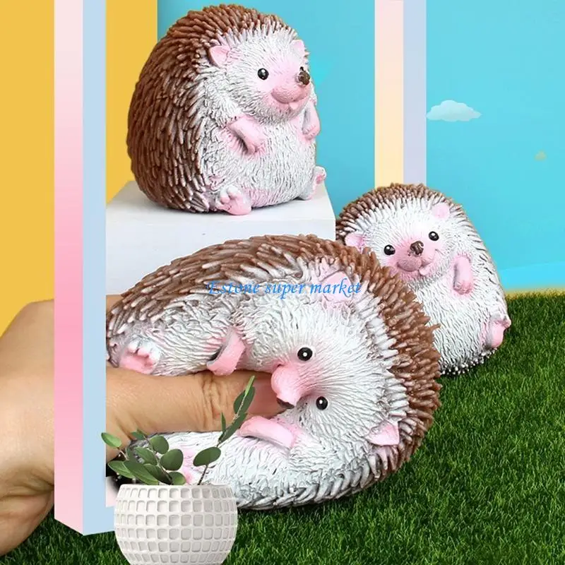 090B Decorative Hedgehog Model Party Supply Pressure Release Hand Spinner