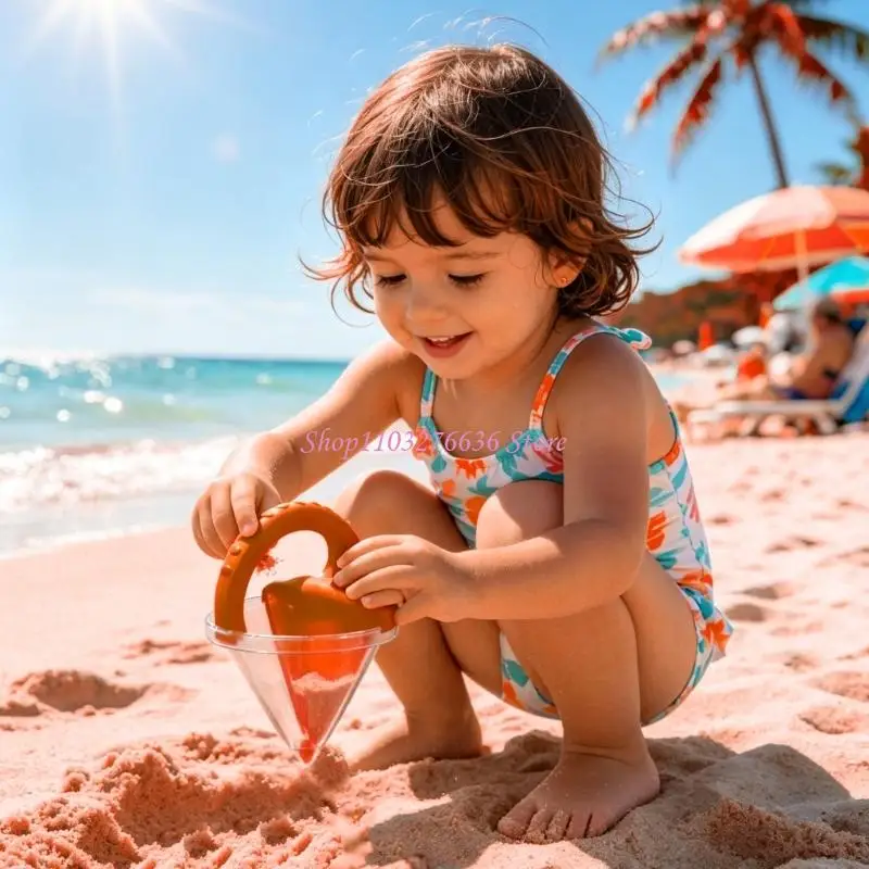 R6FD Outdoor Sand Mold Building Gadgets With Overflow Funnel Childrens Developmental Toy For Shoreline Creativity
