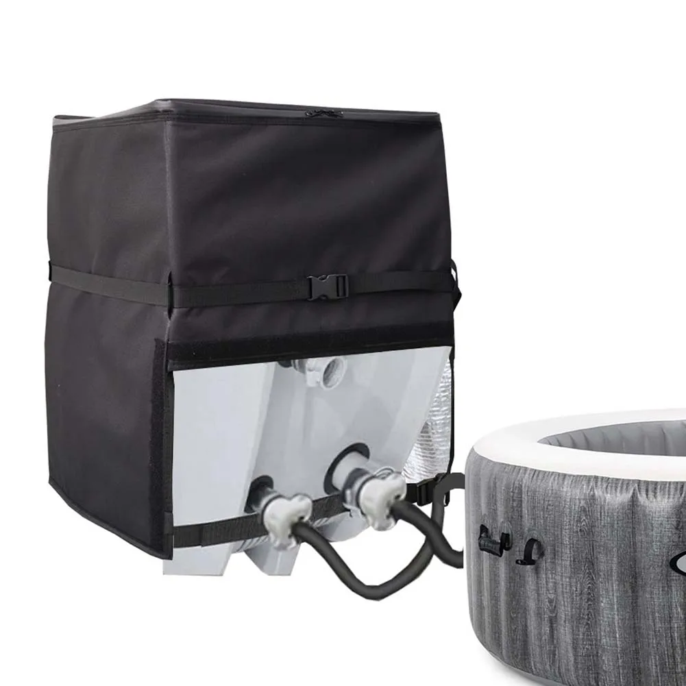 

Waterproof Bath Tub Pump Cover With Zipper - All-Weather Protection & Secure All Weather Protection -Hot Bathtub Pump Cover