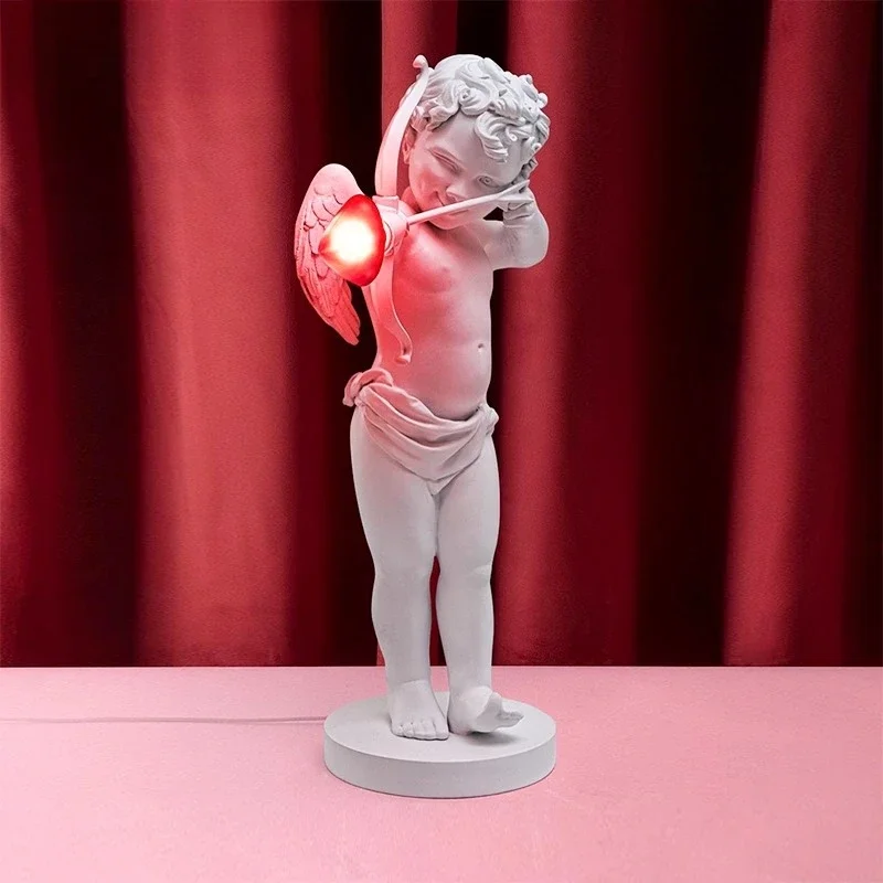 Indoor desktop creative ornaments cupid, atmosphere table lamp, valentine's day gift for girlfriend